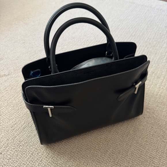 Le Tanneur - EMIE MEDIUM HANDBAG IN SMOOTH LEATHER AND NUBUCK - Picture 7 of 10